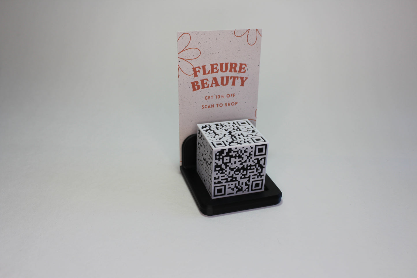 QR Code Cube for Display