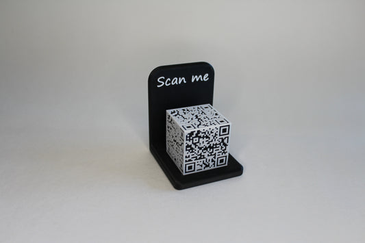 QR Code Cube for Display